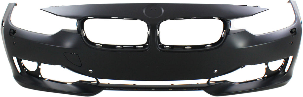 3-SERIES 12-15 FRONT BUMPER COVER, Prmd, w/o M Sport Line, w/ HLW/PDC Holes/IPAS/Cam, Modern/Luxury/Sport Line Mdls, Sdn/Wgn - CAPA