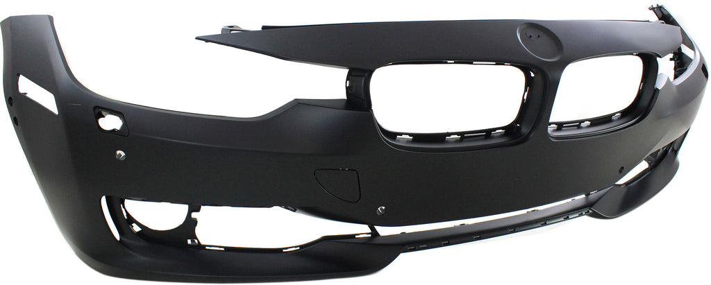 PARTS OASIS New Aftermarket BM1000267C Front Bumper Cover Primed - CAPA Replacement For BMW 3-Series 2012 2013 2014 2015 Without M Sport Line With HLW | PDC Holes | IPAS | Cam Modern | Luxury | Sport Line Models Sedan | Wagon Replaces OE 51117293090