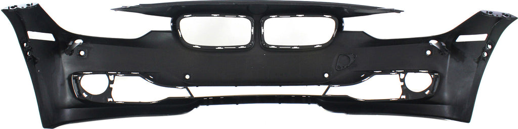 PARTS OASIS New Aftermarket BM1000267C Front Bumper Cover Primed - CAPA Replacement For BMW 3-Series 2012 2013 2014 2015 Without M Sport Line With HLW | PDC Holes | IPAS | Cam Modern | Luxury | Sport Line Models Sedan | Wagon Replaces OE 51117293090
