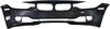 Front Bumper Cover Primed For 2012-2015 BMW 3-Series Without M Sport Line | HLW Holes/Cam With PDC Holes/IPAS Modern/Luxury/Sport Line Mdls Replacement REPB010362P