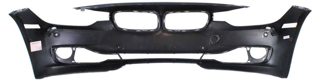 Front Bumper Cover Primed For 2012-2015 BMW 3-Series Without M Sport Line | IPAS/Cam With HLW/PDC Holes Replacement REPB010367P