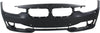 3-SERIES 12-15 FRONT BUMPER COVER, Prmd, w/o M Sport Line, STD Type, w/ HLW/PDC Holes/IPAS, w/o Cam, Sdn/Wgn - CAPA