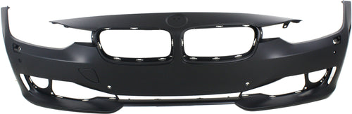 3-SERIES 12-15 FRONT BUMPER COVER, Prmd, w/o M Sport Line, STD Type, w/ HLW/PDC Holes/IPAS, w/o Cam, Sdn/Wgn - CAPA