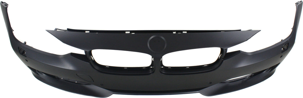PARTS OASIS New Aftermarket BM1000258C Front Bumper Cover Primed - CAPA Replacement For BMW 3-Series 2012 2013 2014 2015 Without M Sport Line STD Type With HLW/PDC Holes | IPAS Without Cam Sedan | Wagon Replaces OE 51117293017