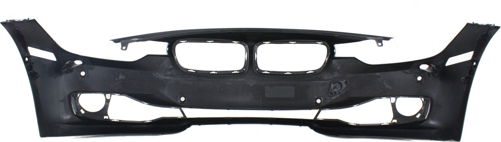 PARTS OASIS New Aftermarket BM1000258C Front Bumper Cover Primed - CAPA Replacement For BMW 3-Series 2012 2013 2014 2015 Without M Sport Line STD Type With HLW/PDC Holes | IPAS Without Cam Sedan | Wagon Replaces OE 51117293017
