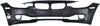 Front Bumper Cover Primed For 2012-2015 BMW 3-Series Without M Sport Line | HLW Holes/IPAS With PDC Holes/Cam STD Type Replacement REPB010371P