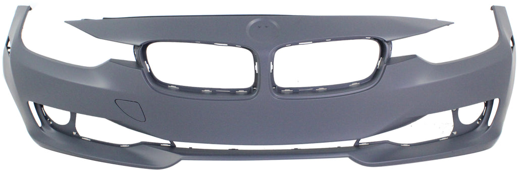 3-SERIES 12-15 FRONT BUMPER COVER, Prmd, w/o M Sport Line, STD Type, w/o HLW Holes/Cam, w/ PDC Holes/IPAS, Exc. M3, Sdn/Wgn