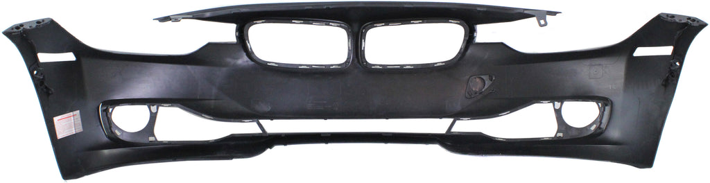 Front Bumper Cover Primed For 2012-2015 BMW 3-Series Without M Sport Line | HLW Holes/Cam With PDC Holes/IPAS STD Type Exc. M3 Replacement REPB010372P