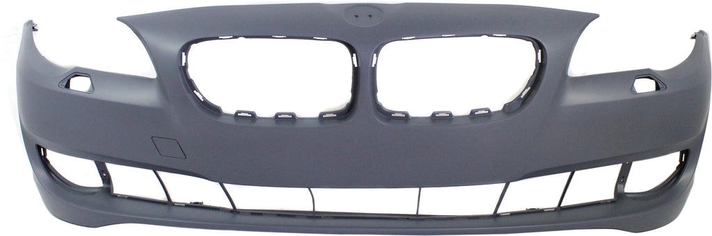 5-SERIES 11-13 FRONT BUMPER COVER, Primed, (Exc. GT Model), w/o M Pkg, w/o Park Distance Control Sensor Holes - CAPA