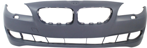 5-SERIES 11-13 FRONT BUMPER COVER, Primed, (Exc. GT Model), w/o M Pkg, w/o Park Distance Control Sensor Holes - CAPA