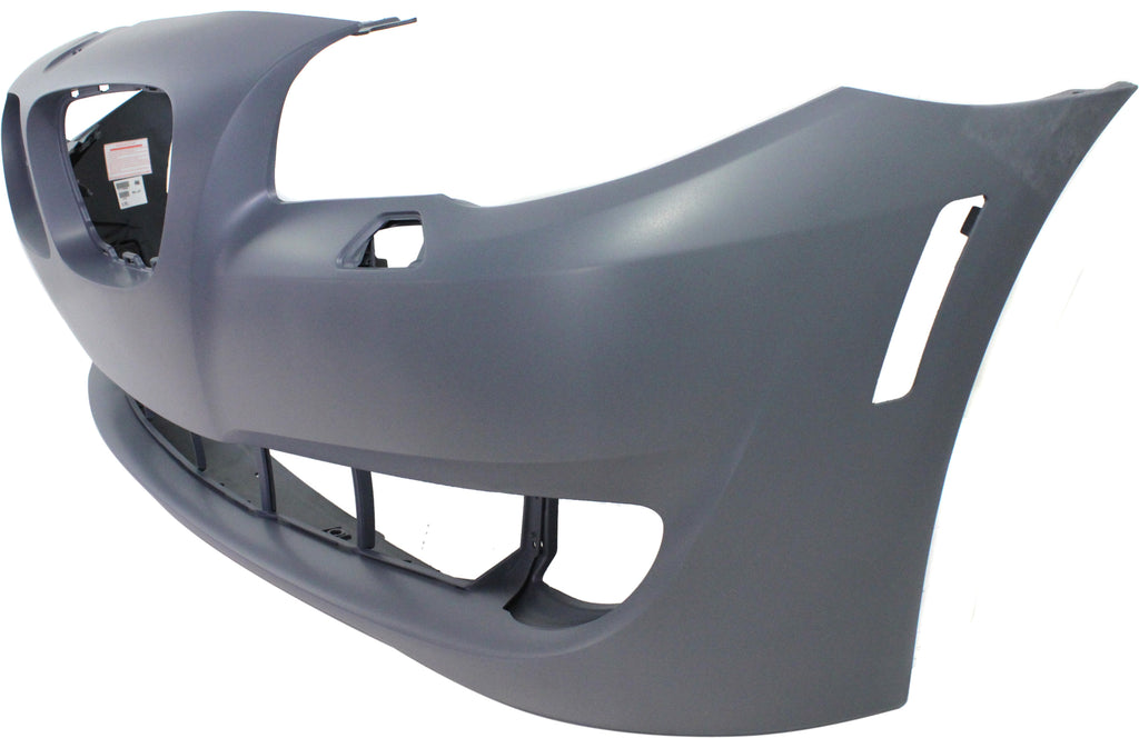 Front Bumper Cover Primed For 2011-2013 BMW 5-Series Without M Pkg | Park Distance Control Sensor Holes Replacement REPB010375P