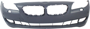 5-SERIES 11-13 FRONT BUMPER COVER, Primed, w/o M Pkg, w/ Park Distance Control Sensor Holes, w/o Side View Cam, Sdn - CAPA