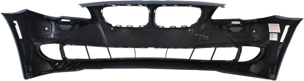 5-SERIES 11-13 FRONT BUMPER COVER, Primed, w/o M Pkg, w/ Park Distance Control Sensor Holes, w/o Side View Cam, Sdn - CAPA