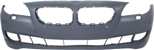 5-SERIES 11-13 FRONT BUMPER COVER, Primed, w/o M Pkg, w/ Park Distance Control Sensor Holes, w/ Side View Cam, Sdn - CAPA
