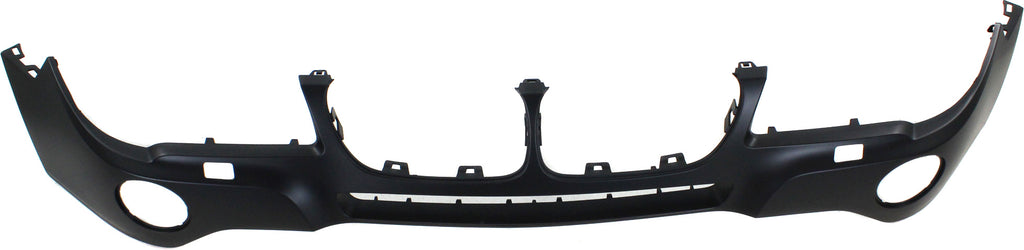 X3 07-10 FRONT BUMPER COVER, Upper, Primed, w/o M Package, w/ Headlight Washer Holes
