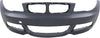 1-SERIES 08-13 FRONT BUMPER COVER, Primed, w/ M Pkg, w/o Headlight Washer Holes