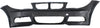 Front Bumper Cover Primed For 2008-2013 BMW 1-Series With M Package Without Headlight Washer Holes Replacement REPB010389P