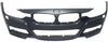 3-SERIES 13-19 FRONT BUMPER COVER, Prmd, w/ M Sport Line, w/ HLW Holes, w/o PDC Snsr Holes, (13-18, Sdn)/Wgn
