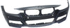 3-SERIES 13-19 FRONT BUMPER COVER, Prmd, w/ M Sport Line, w/o HLW Holes/Cam, w/ PDC Snsr Holes/IPAS, (13-18, Sdn)/Wgn