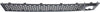 7-SERIES 09-12 FRONT BUMPER GRILLE, Center, Textured, w/o M Pkg, w/ Active Cruise Control