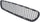 M5 12-16/M6 13-17 FRONT BUMPER GRILLE, Center, Textured Black, (M6, Coupe)