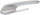 3-SERIES 12-15 FRONT BUMPER MOLDING LH, Primed-Silver, w/o M Sport Line, Modern Line, Sdn/Wgn