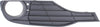320I/328D 12-15 FRONT FOG LAMP MOLDING RH, Textured Black, Luxury/Modern Line w/o M Sport Pkg, Sedan