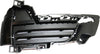 X5 14-18 FRONT BUMPER GRILLE RH, Outer, Textured Black, Closed Grid, w/o M Sport Line