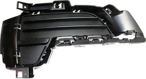 X5 14-18 FRONT BUMPER GRILLE LH, Outer, Textured Black, Closed Grid, w/o M Sport Line