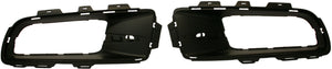 X5 07-10 FRONT FOG LAMP MOLDING RH AND LH, Primed, Trim Kit, w/o M Pkg, w/ Fog Light Hole, 2pcs