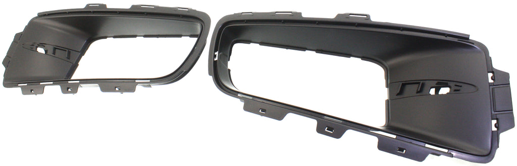 X5 07-10 FRONT FOG LAMP MOLDING RH AND LH, Primed, Trim Kit, w/o M Pkg, w/ Fog Light Hole, 2pcs