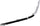 7-SERIES 06-08 FRONT BUMPER MOLDING RH, Outer, Chrome Strip