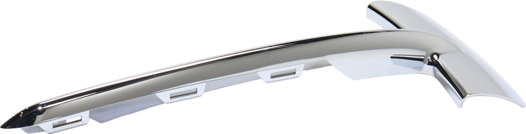 X5 14-18 FRONT BUMPER MOLDING RH, Grille Cover, Chrome w/o M Sport Line, Type 1, Luxury Line
