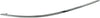 7-SERIES 13-15 FRONT BUMPER MOLDING RH, Chrome, w/o M Package