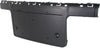 745LI 02-05 FRONT BUMPER BRACKET, License Base, Black