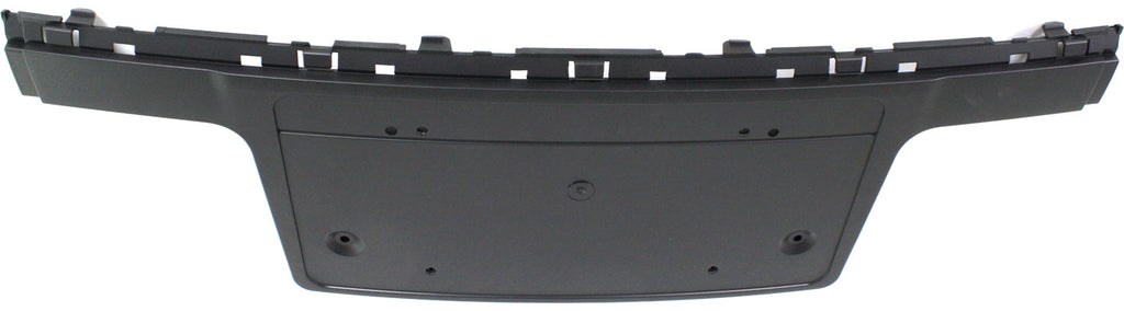 745LI 02-05 FRONT BUMPER BRACKET, License Base, Black