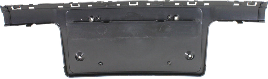 745LI 02-05 FRONT BUMPER BRACKET, License Base, Black