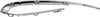 5-SERIES 14-16 FRONT BUMPER GRILLE MOLDING RH, Chrome, Modern Line w/o M Sport Pkg, Sedan
