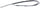 5-SERIES 14-16 FRONT BUMPER GRILLE MOLDING LH, Chrome, Modern Line w/o M Sport Pkg, Sedan