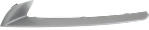 5-SERIES 14-16 FRONT BUMPER GRILLE MOLDING LH, Ptd-Silver, w/o M Pkg., w/ Fog Lamps, Std, Sedan