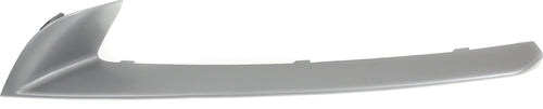 5-SERIES 14-16 FRONT BUMPER GRILLE MOLDING LH, Ptd-Silver, w/o M Pkg., w/ Fog Lamps, Std, Sedan