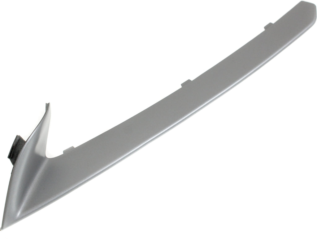 5-SERIES 14-16 FRONT BUMPER GRILLE MOLDING LH, Ptd-Silver, w/o M Pkg., w/ Fog Lamps, Std, Sedan