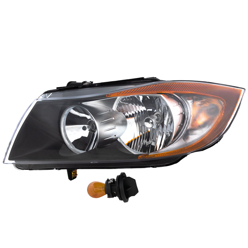 3-SERIES 06-08 HEAD LAMP LH, Assembly, Halogen, Sedan(E90)/Wagon(E91) - CAPA