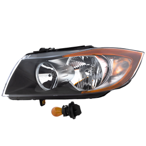 3-SERIES 06-08 HEAD LAMP LH, Assembly, Halogen, Sedan(E90)/Wagon(E91) - CAPA