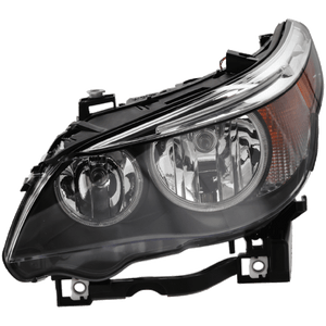 5-SERIES 04-07 HEAD LAMP LH, Assembly, Halogen, w/o Auto Adjust Headlight, Sedan