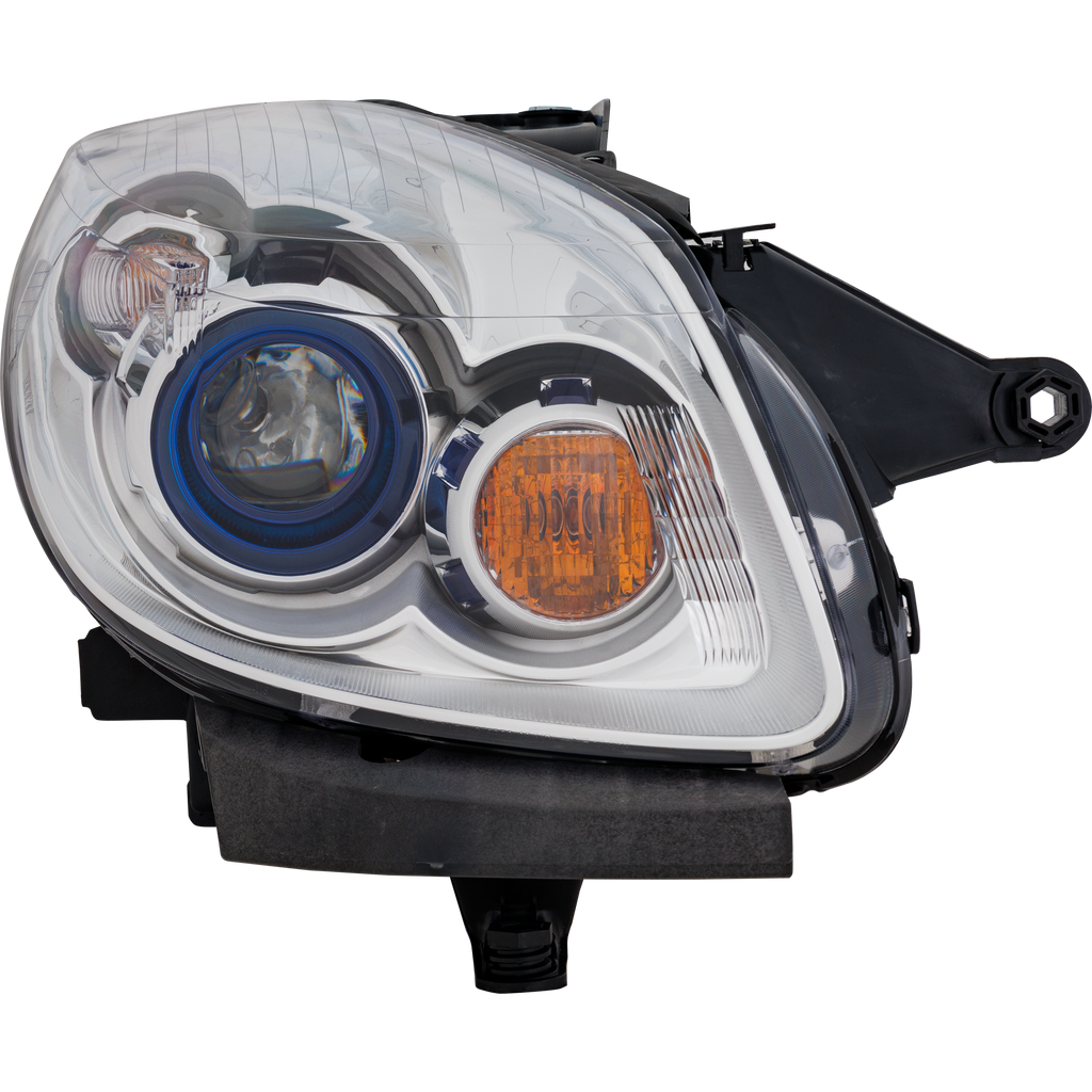 ENCLAVE 08-12 HEAD LAMP RH, Assembly, HID, w/ HID Kit, w/o Auto-adjust feature - CAPA