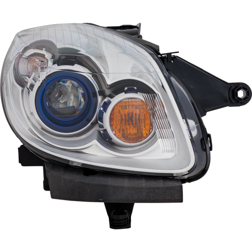 ENCLAVE 08-12 HEAD LAMP RH, Assembly, HID, w/ HID Kit, w/o Auto-adjust feature - CAPA