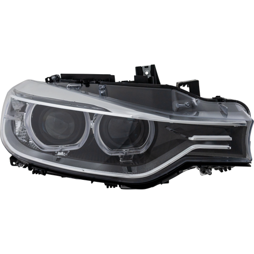 3-SERIES 12-15 HEAD LAMP RH, Lens and Housing,HID, w/o HID Kit, w/o Adaptive Headlights, Sedan/Wagon