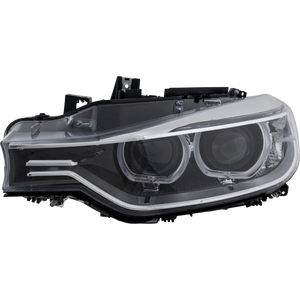 3-SERIES 12-15 HEAD LAMP LH, Lens and Housing,HID, w/o HID Kit, w/o Adaptive Headlights, Sedan/Wagon