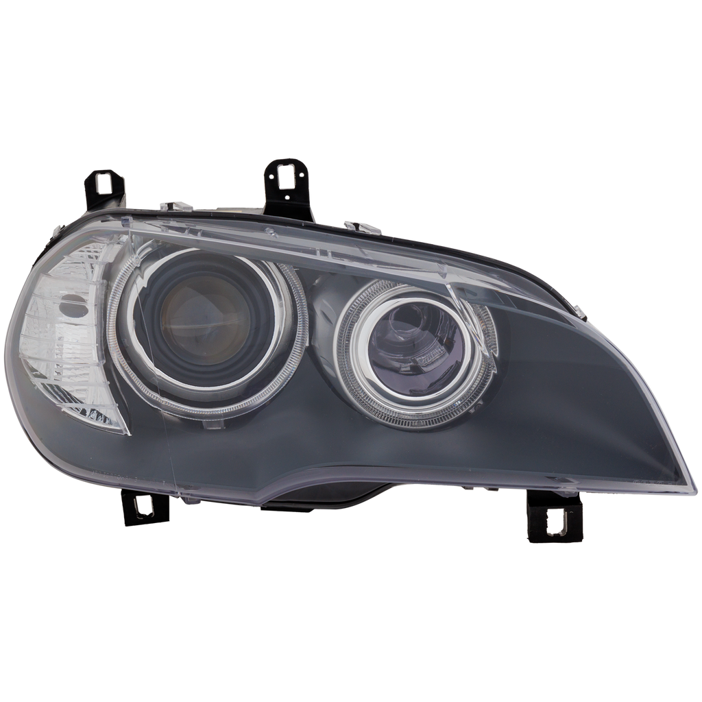 X5 07-13 HEAD LAMP RH, Lens and Housing, HID/Xenon, w/o HID Kit